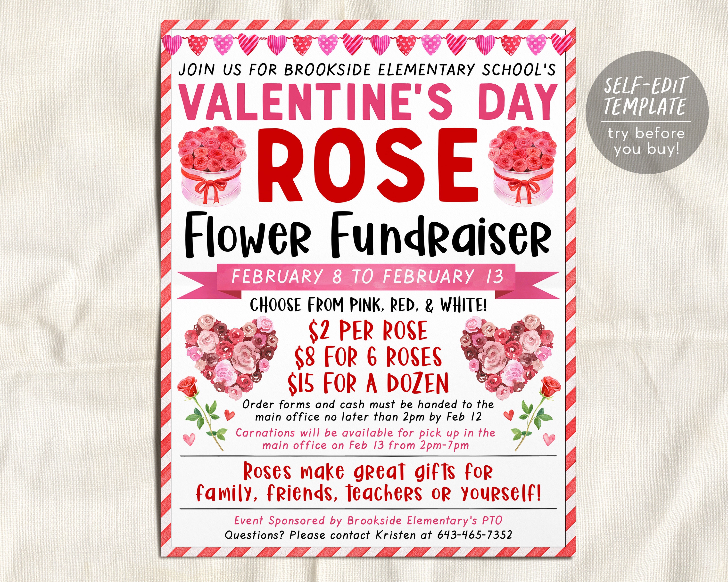 A Cheap, Affordable, Fast Fundraiser! Sell Roses on Valentine's Day!