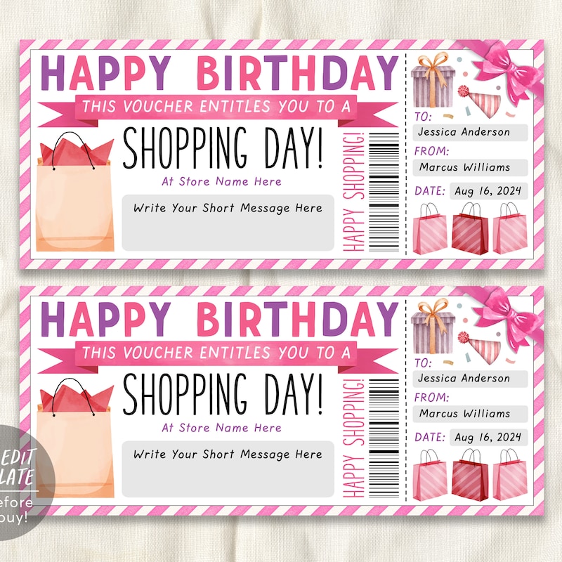 Printable Shopping Spree Gift Certificate Template 60 Gift Ideas for Printable Shopping Spree Gift Certificate Template 60 Gift Ideas for