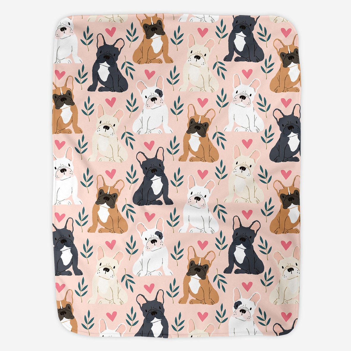 French Bulldog Baby Blanket Pet Blanket French Bulldog Etsy