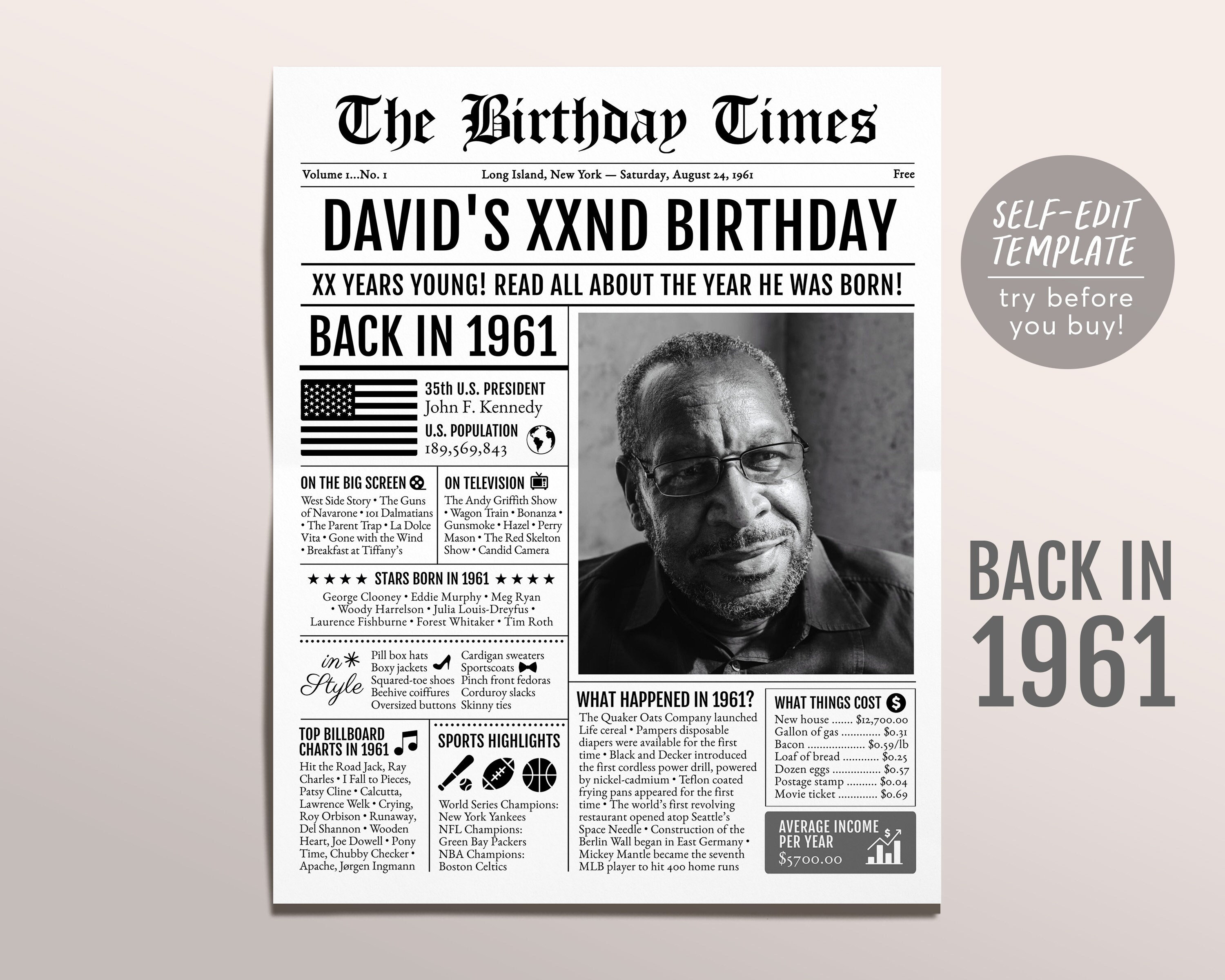 Back in 1961 - Etsy