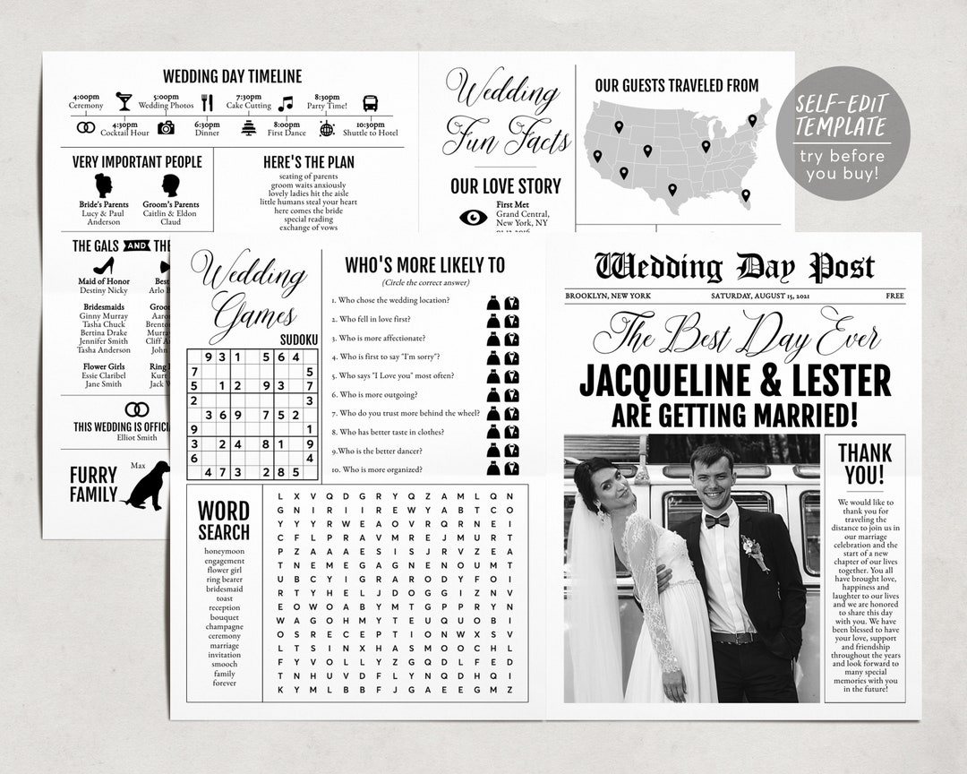 large-newspaper-wedding-program-template-folded-modern-reception-program-infographic-wedding