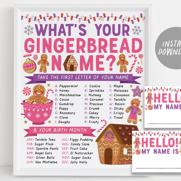 Gingerbread Decor Etsy