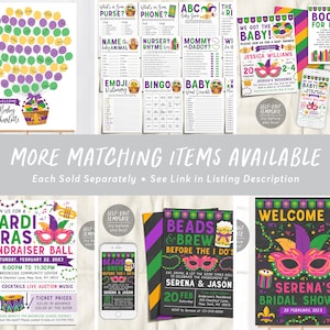 Mardi Gras Coloring Placemat for Kids Editable Template, Masquerade ...