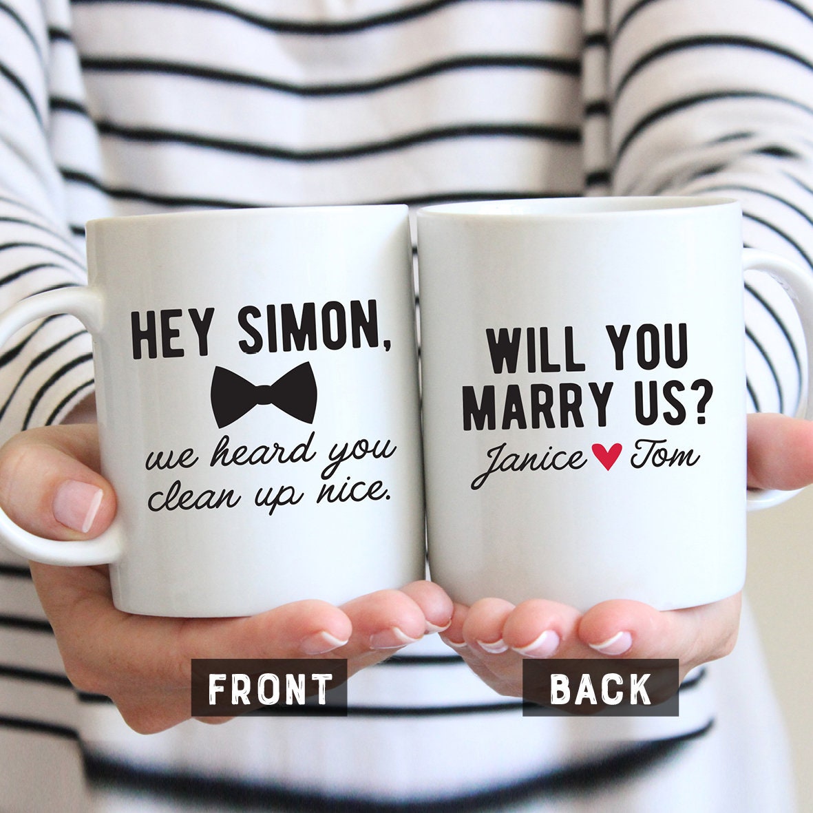 Will you marry us ideas
