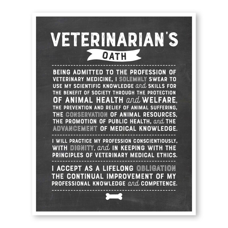 Veterinarian Oath Veterinarian Gift Veterinarian Graduate Etsy veterinarian-oath-veterinarian-gift-veterinarian-graduate-etsy