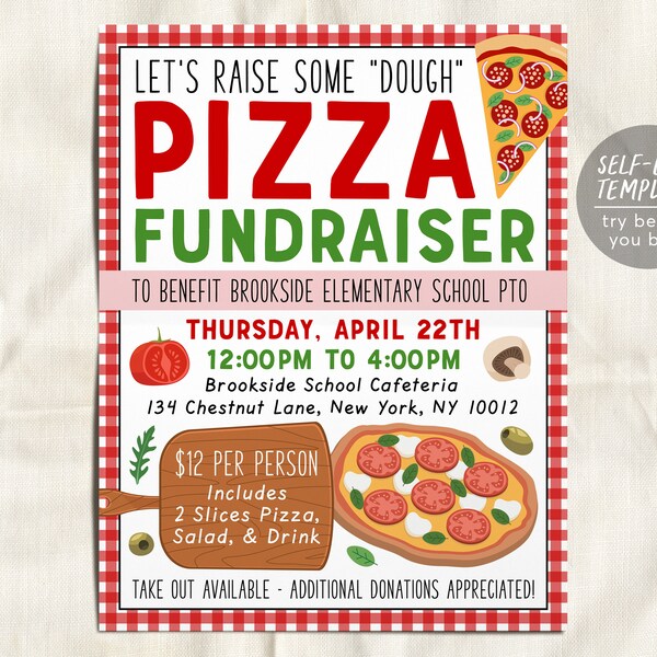 Church Fundraiser Flyer - Etsy