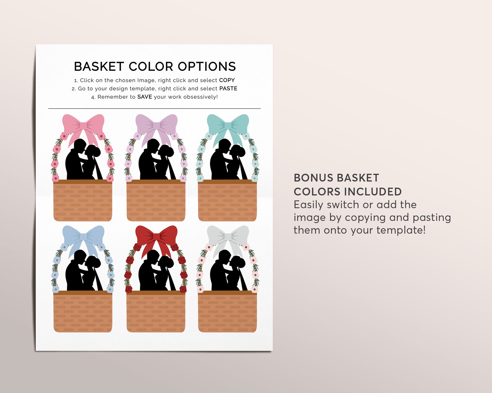 Editable Hot Air Balloon Guest Book Alternative Template Etsy