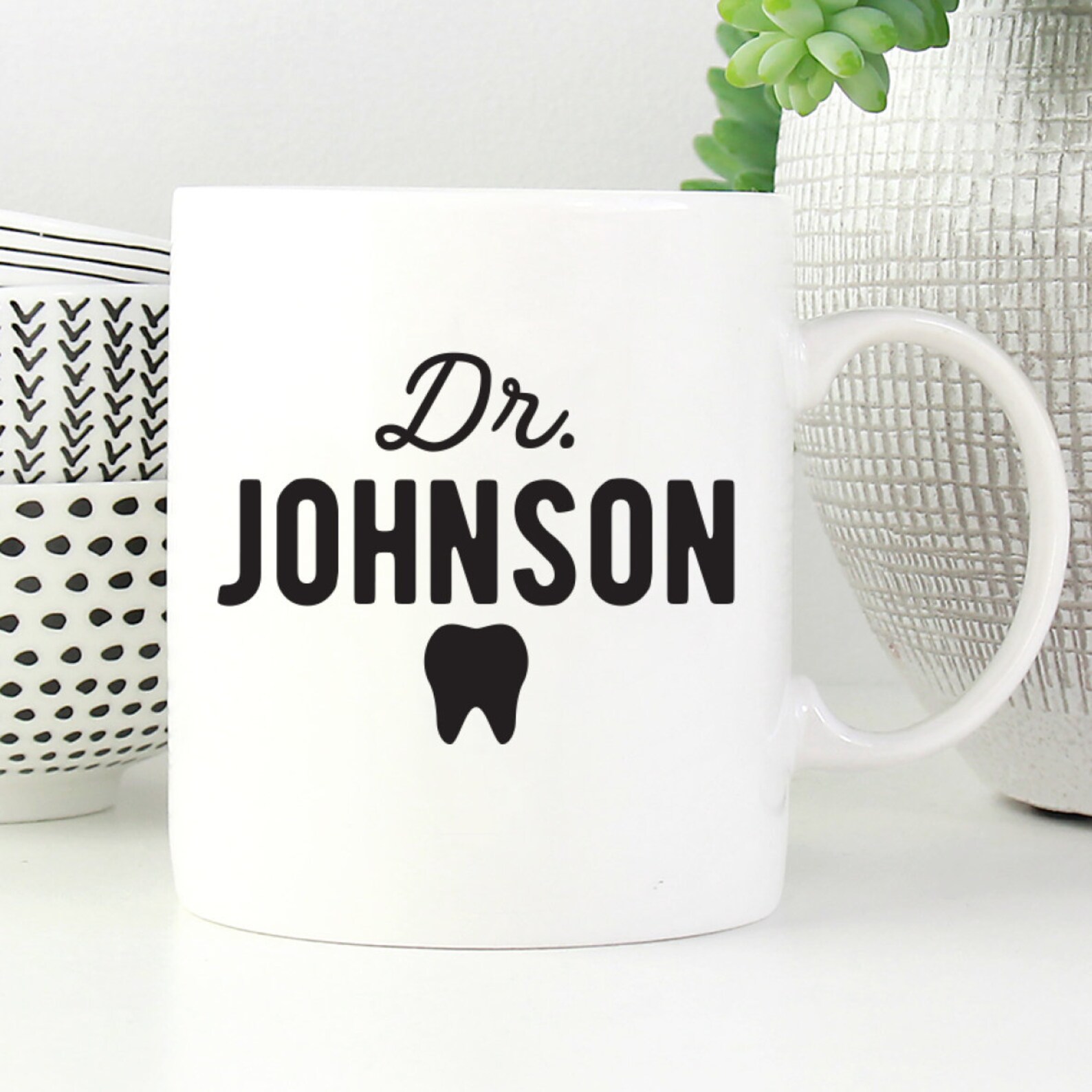 Personalized Dentist Mug Dentist Name Mug Dentist Gift Etsy