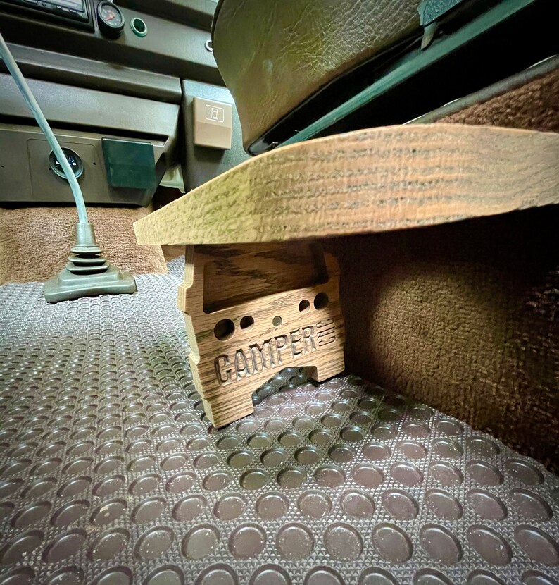 VW Vanagon Cup Holder in Solid Oak Etsy