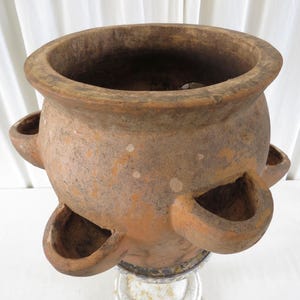 STRAWBERRY PLANTER. TERRACOTTA, Early 20th Century.