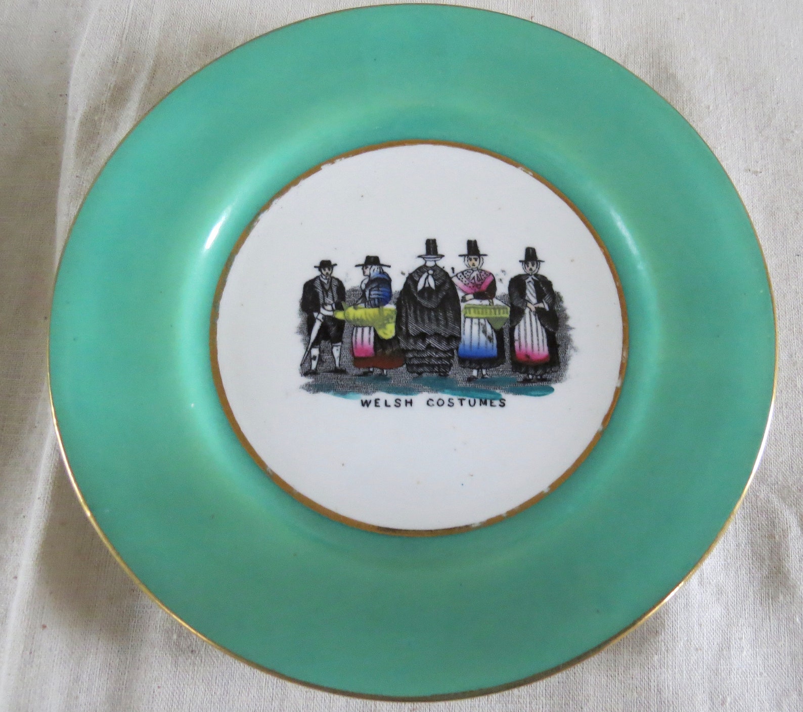 Antique Welsh Tea Set /Costume Design /RARE Traditional Welsh Etsy