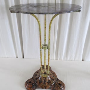 FRENCH BISTRO TABLE. 19th Century.