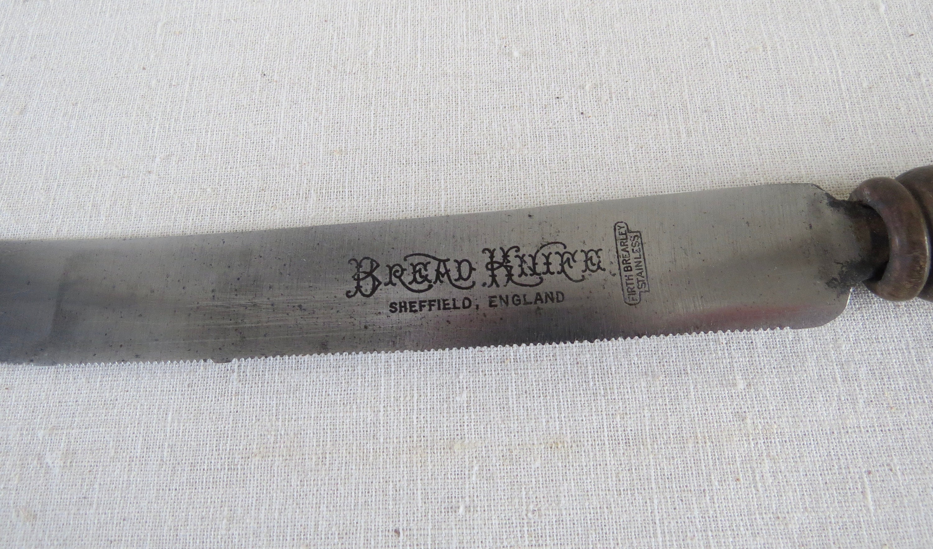 Vintage Carved Bread Knife Early 20th C. / Sheffield England Etsy