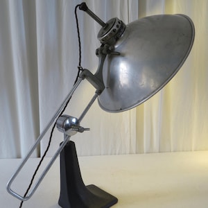 INDUSTRIAL DESK / WORK Lamp. Mid 20th Century.