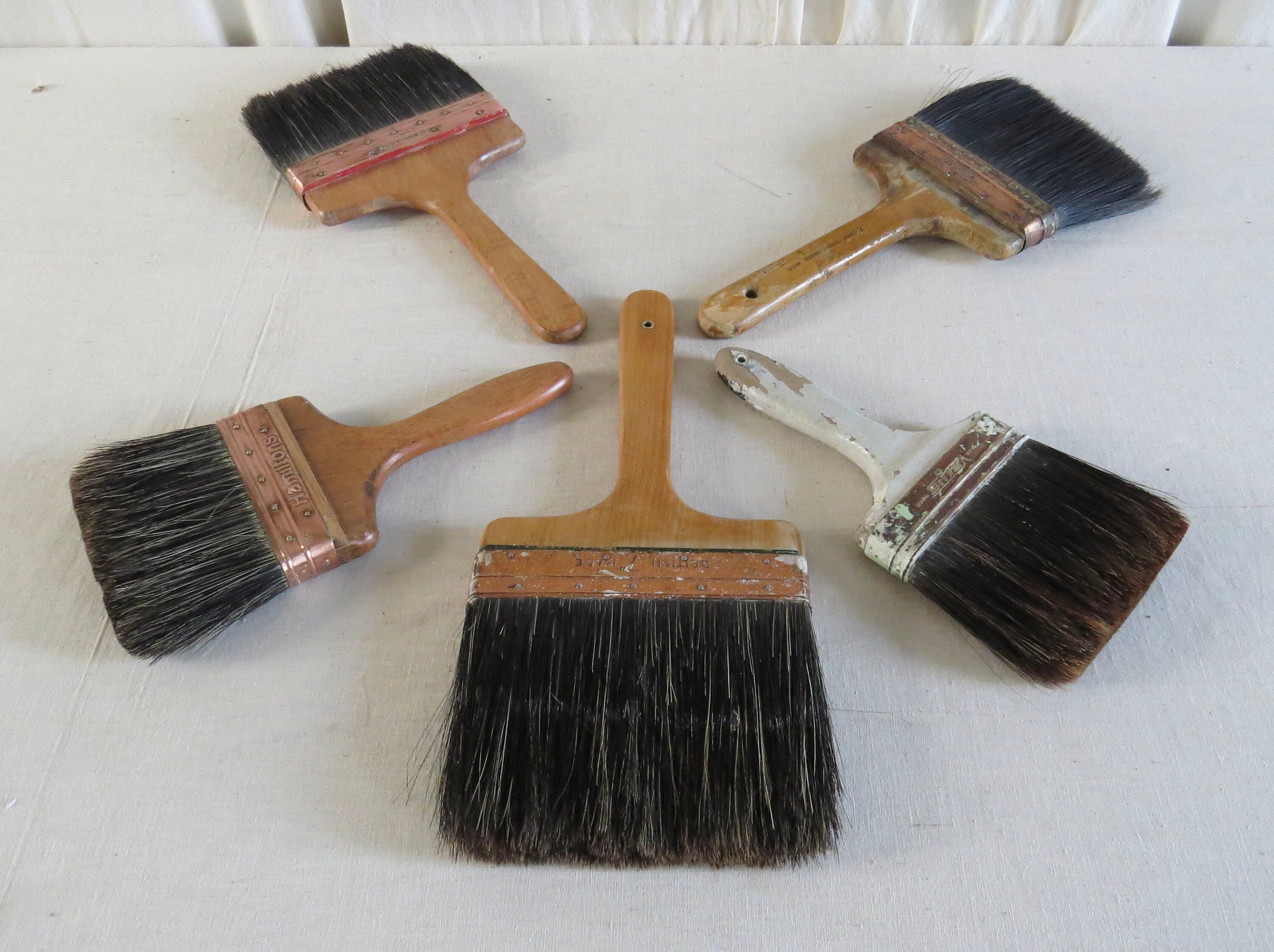 6 Pack of Miniature Detail Paint Brushes 