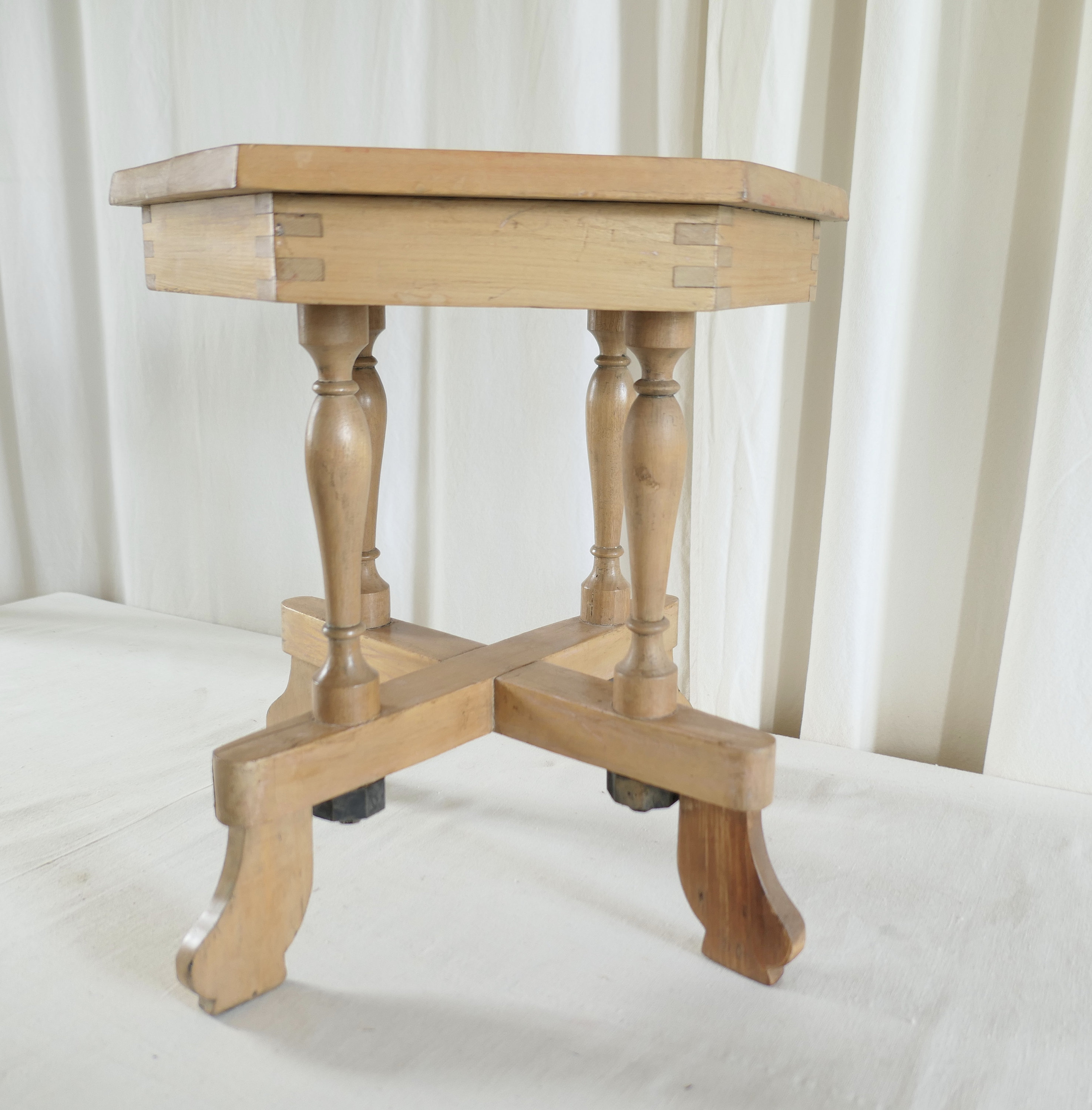 Antique Pine Octagonal Side Table Late 19th C. / Early 20th C. Etsy UK