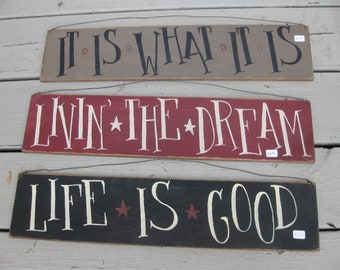Your Choice - Primitive Sign