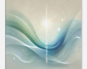 Reiki Healing Energy Canvas | Abstract Spiritual Art