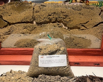 Ant Farm Soil, Natural Clean Habitat Mix (1 lb)