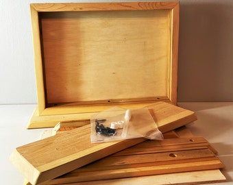 Ant Farm Vintage Wood frame USA made, adults, teen science nature kit. Build your own ant farm kit, Fast and Free shipping.