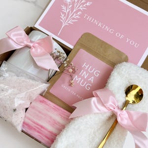 Thinking of You Gift Box, Thinking of you Care Package, Encouragement Gift, Cheer up Gift, Sympathy Gift Basket, Relaxation Spa Gift