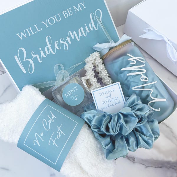 Brautjungfer Vorschlag Box, personalisierte Brautjungfer Geschenk-Set, werden Sie meine Brautjungfer Geschenk, Trauzeugin Geschenk, benutzerdefinierte Brautjungfer Geschenk sein