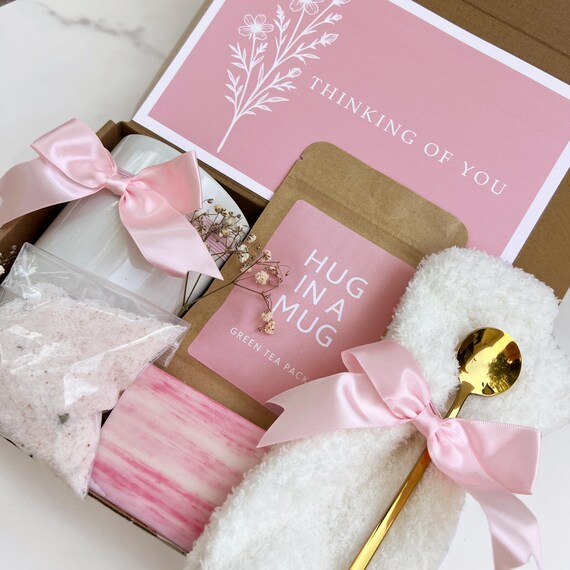 Thinking of You Gift Box, Thinking of you Care Package, Encouragement Gift, Cheer up Gift, Sympathy Gift Basket, Relaxation Spa Gift