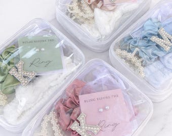 Bridesmaid Proposal Spa Gift Set, Selfcare Gift Set, Will You Be My Bridesmaid Gift, Personalized Makeup Bag Gift Set