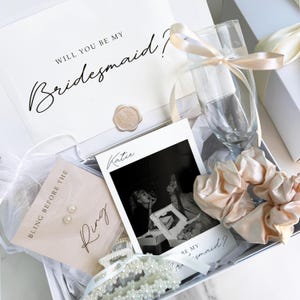 Box bruidsmeisje, boxset bruidsmeisje voorstel, Will You Be My Bruidsmeisje cadeau, bruidsmeisje cadeau, gepersonaliseerde kaart geschenkdoos bruiloft
