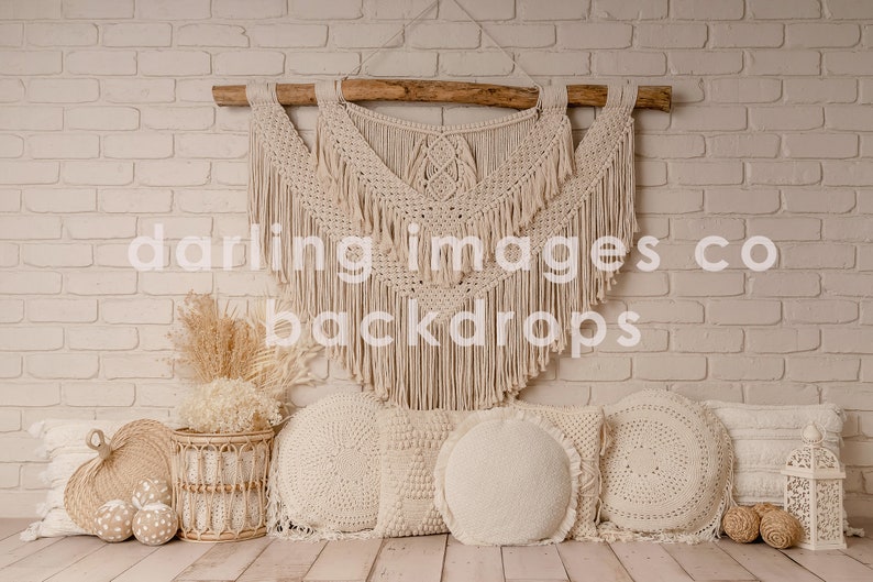 Boho Digital Backdrop, Studio Backdrop File, Printable Backdrop File ...