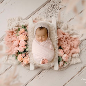 Newborn Digital Backdrop, Newborn Composite, Newborn Background, Floral backdrop, pastel flowers