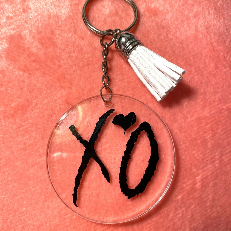The Weeknd Keychain XO Custom Acrylic Keychain With Etsy