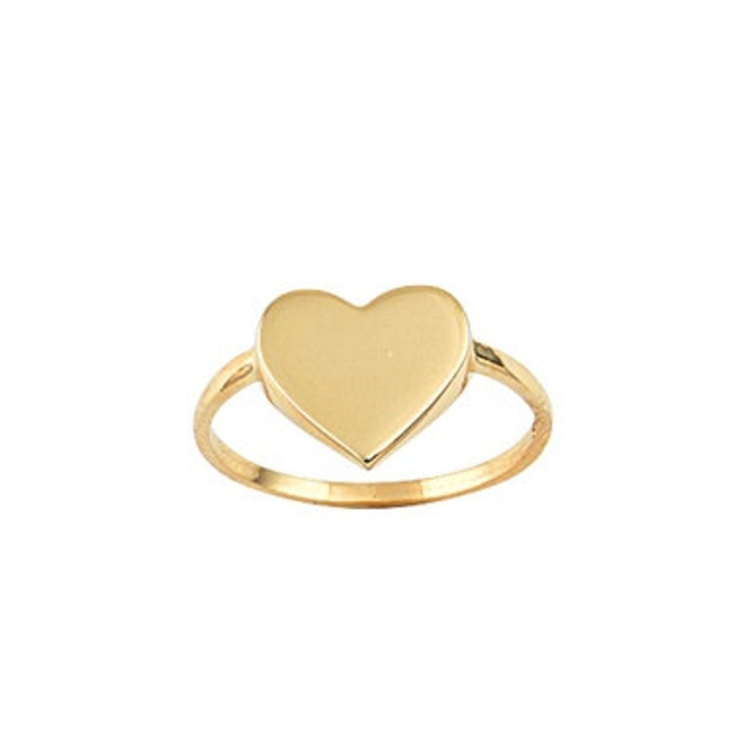Hearts 14k Solid Gold Ring Card Playing Ring Best Price - Etsy