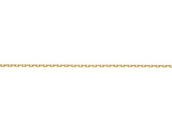 14kt Yellow Gold .5mm Cable Rope Chain Necklace – 20 Inch – Spring Ring Clasp – SuperDealsForEverything