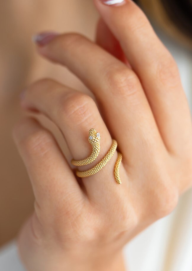 Snake 14k Solid Gold Ring Great Design by FİEMMA Wealthy Ring Solid Gold Jewellery - Etsy Snake 14k Solid Gold Ring Great Design by FİEMMA Wealthy Ring Solid Gold Jewellery - Etsy