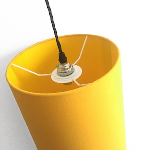 Sunshine Yellow Lampshade - Mix & Match | Ceiling Shade | Table Lamp | Drum Lampshade | Pendant Lampshade | Interiors | Lighting | Bymarie