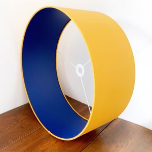 Mustard Lampshade - Mix & Match | Ceiling Shade | Table Lamp | Drum Lampshade | Pendant Lampshade | Vintage | Lighting | Yellow | Bespoke