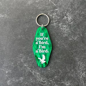 Philadelphia Eagles keychains, hand painted Philly sports keychain, sassy Eagles fan gift, Go Birds keychain, acrylic football accessories If you're a bird
