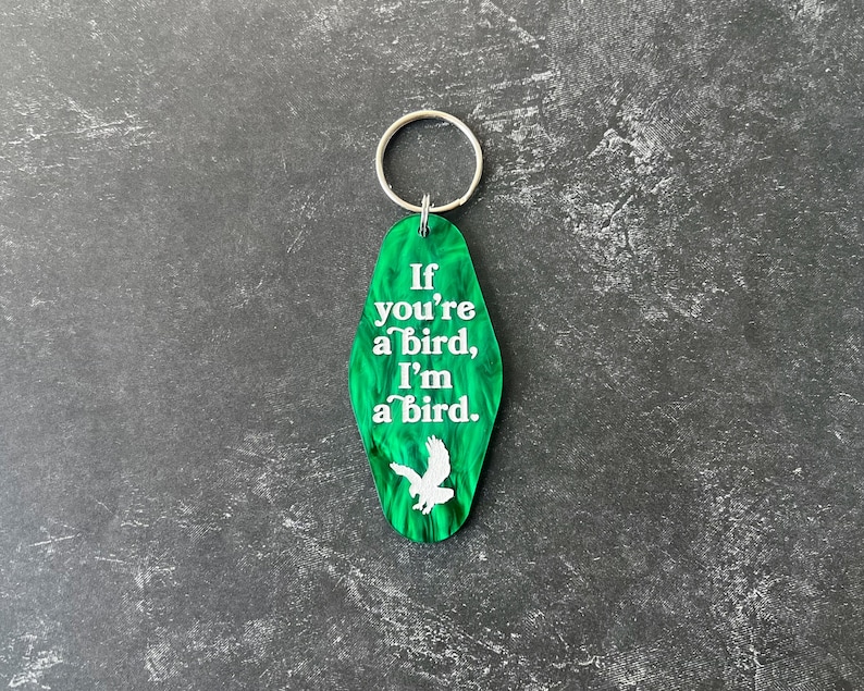 Philadelphia Eagles keychains, hand painted Philly sports keychain, sassy Eagles fan gift, Go Birds keychain, acrylic football accessories If you're a bird