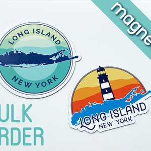BULK ORDER: Long Island New York Magnet Set