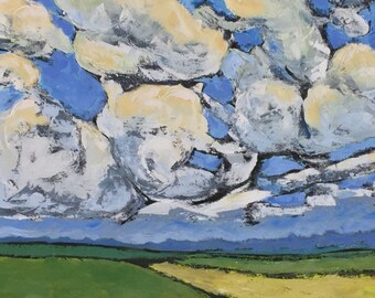 Welcome Land and Sky Oil Painting