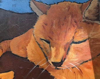 Custom Cat Painting Portraits
