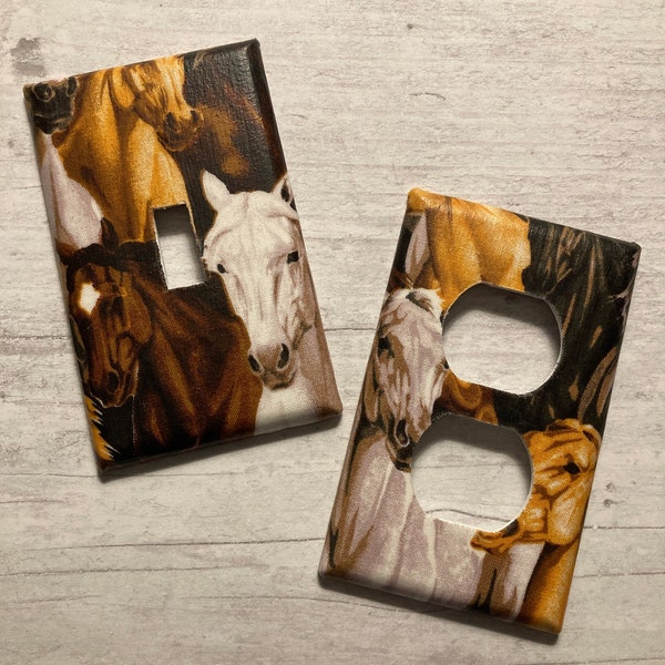 Horse Light Switch Cover - Etsy