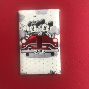 Baby Minnie Mouse Light Switch Plate – Pink Nursery Wall Plate For Newborn Girl's Bedroom - View #4