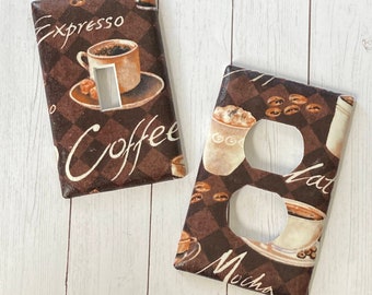 3dRose lsp_163698_2 Image of Coffee Collage of Four Cups in Browns Light Switch Cover 3dRose lsp_163698_2 Image of Coffee Collage of Four Cups in Browns Light Switch Cover