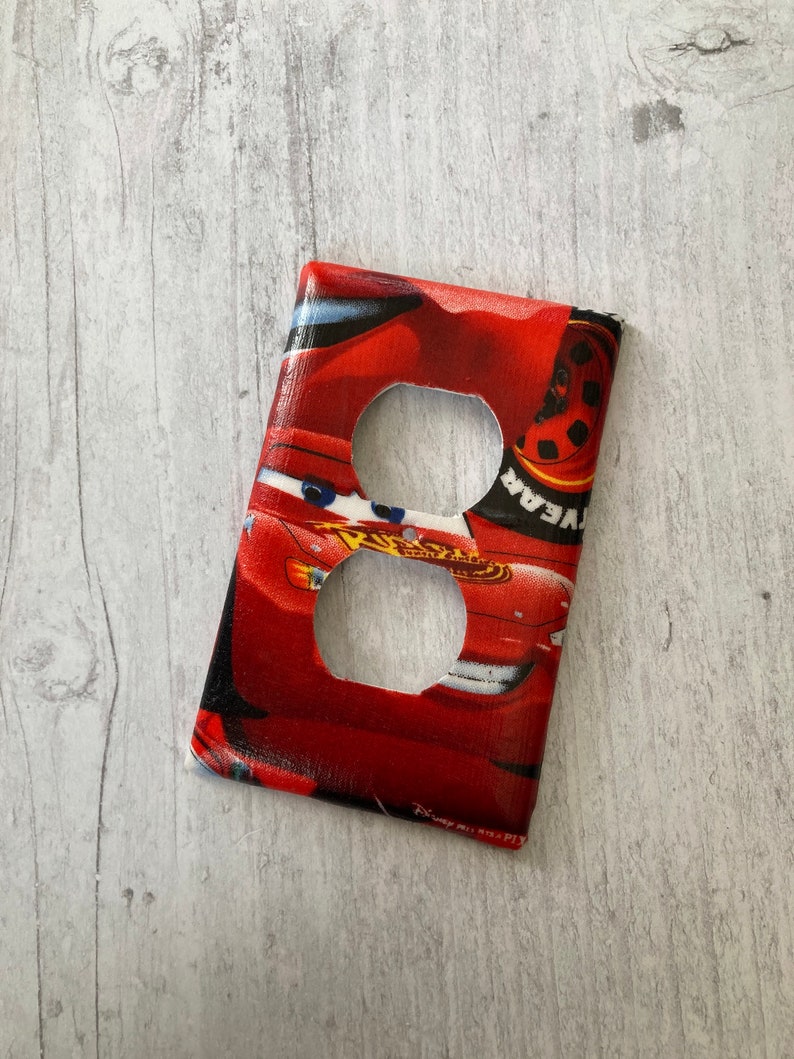 Disney Cars Light Switch Cover Outlet Cover Lightening McQueen Etsy