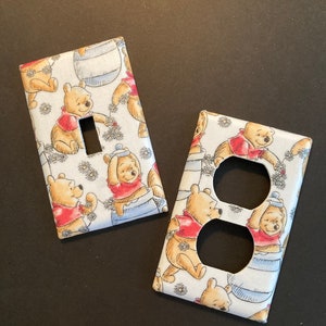 Winnie the Pooh Light Switch Cover Outlet Cover Nursery Boys Room Girls Room