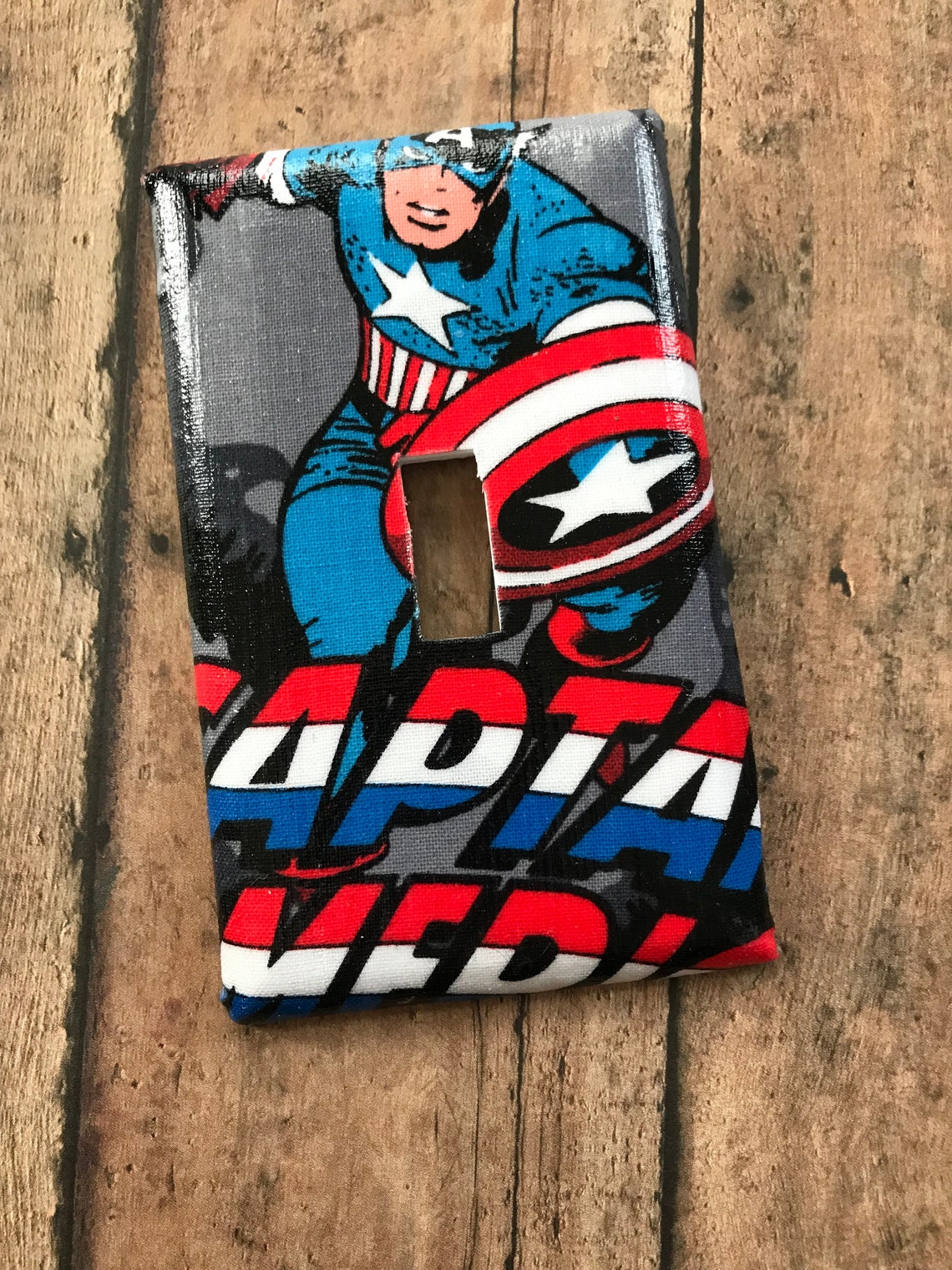 Spiderman Light Switch Cover Marvel Avengers Super Heroes Etsy