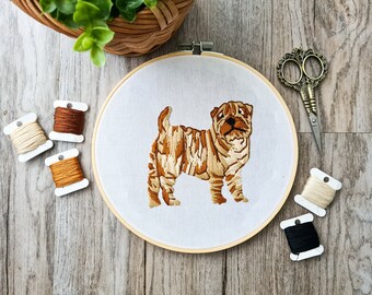 PUPPY // PDF Embroidery Pattern