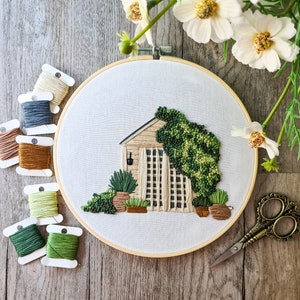 GARDEN SHED // PDF Embroidery Pattern